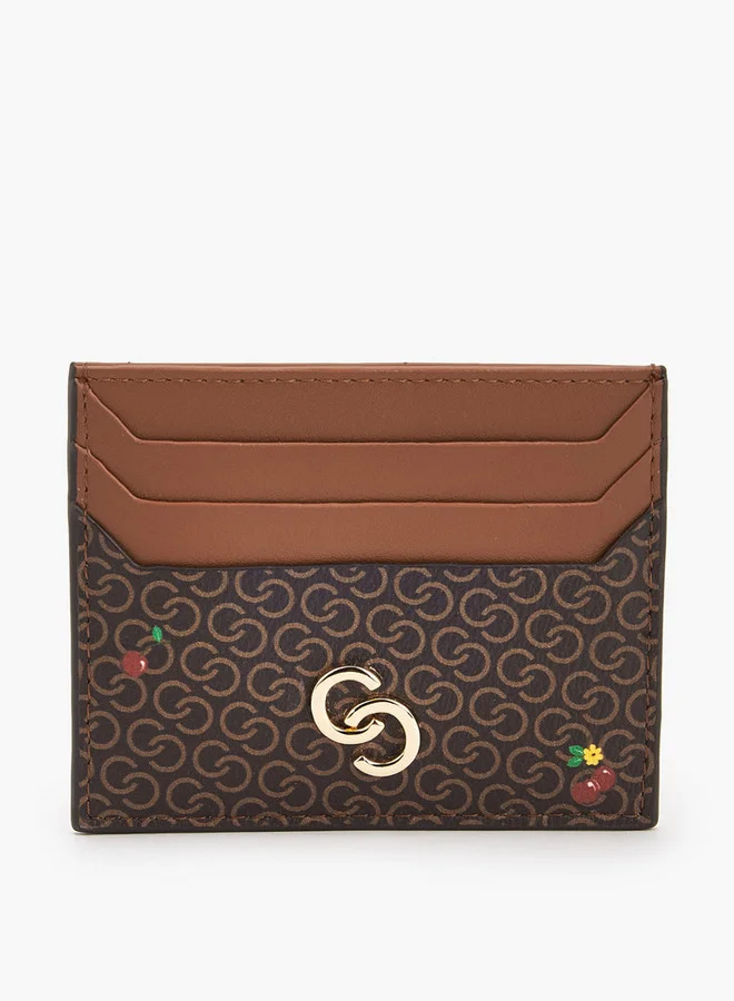 Celeste Monogram Print Card Holder